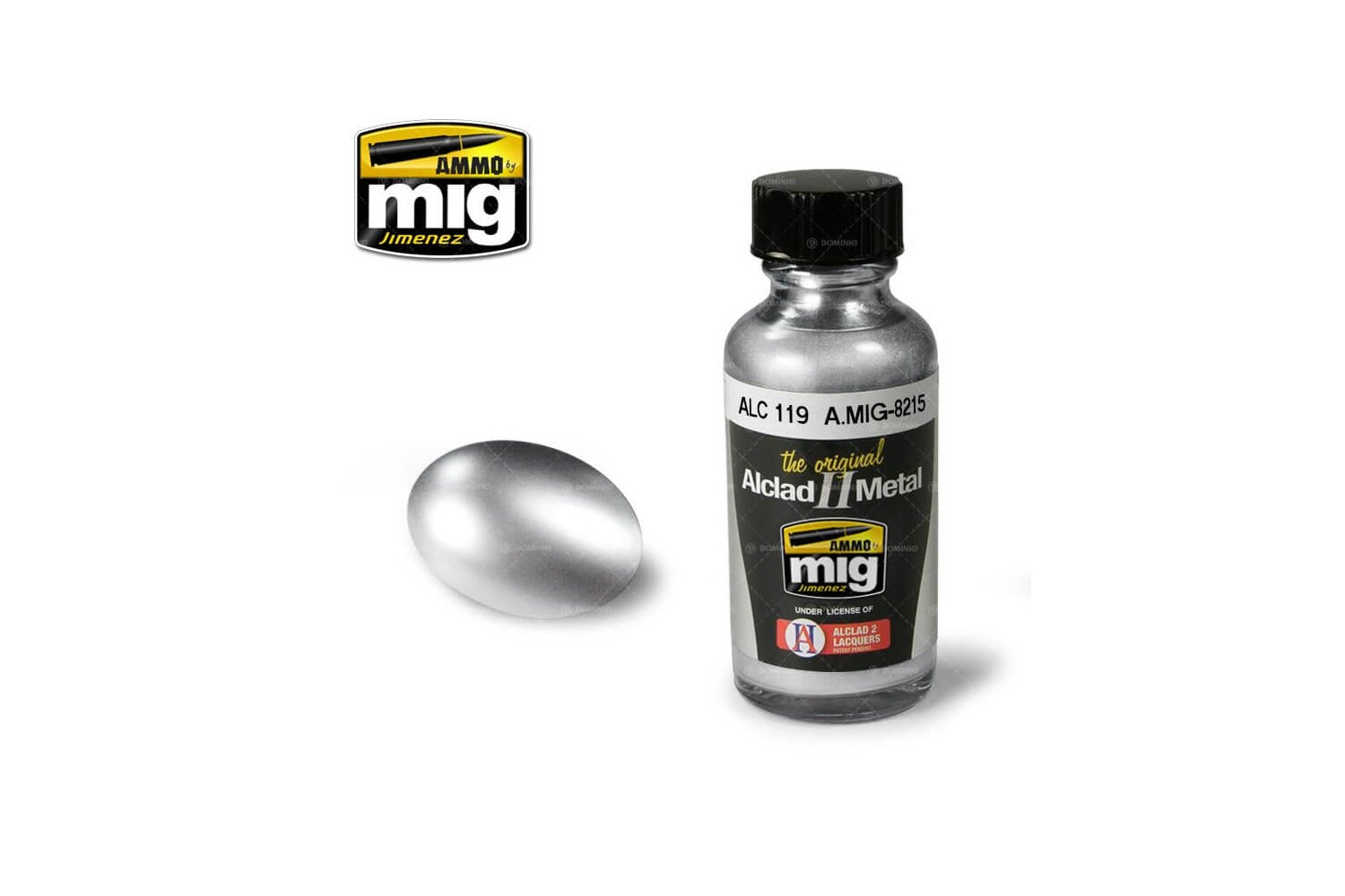 Ammo Mig Airframe Aluminium Alclad Metallic Paint ALC119, 30ml