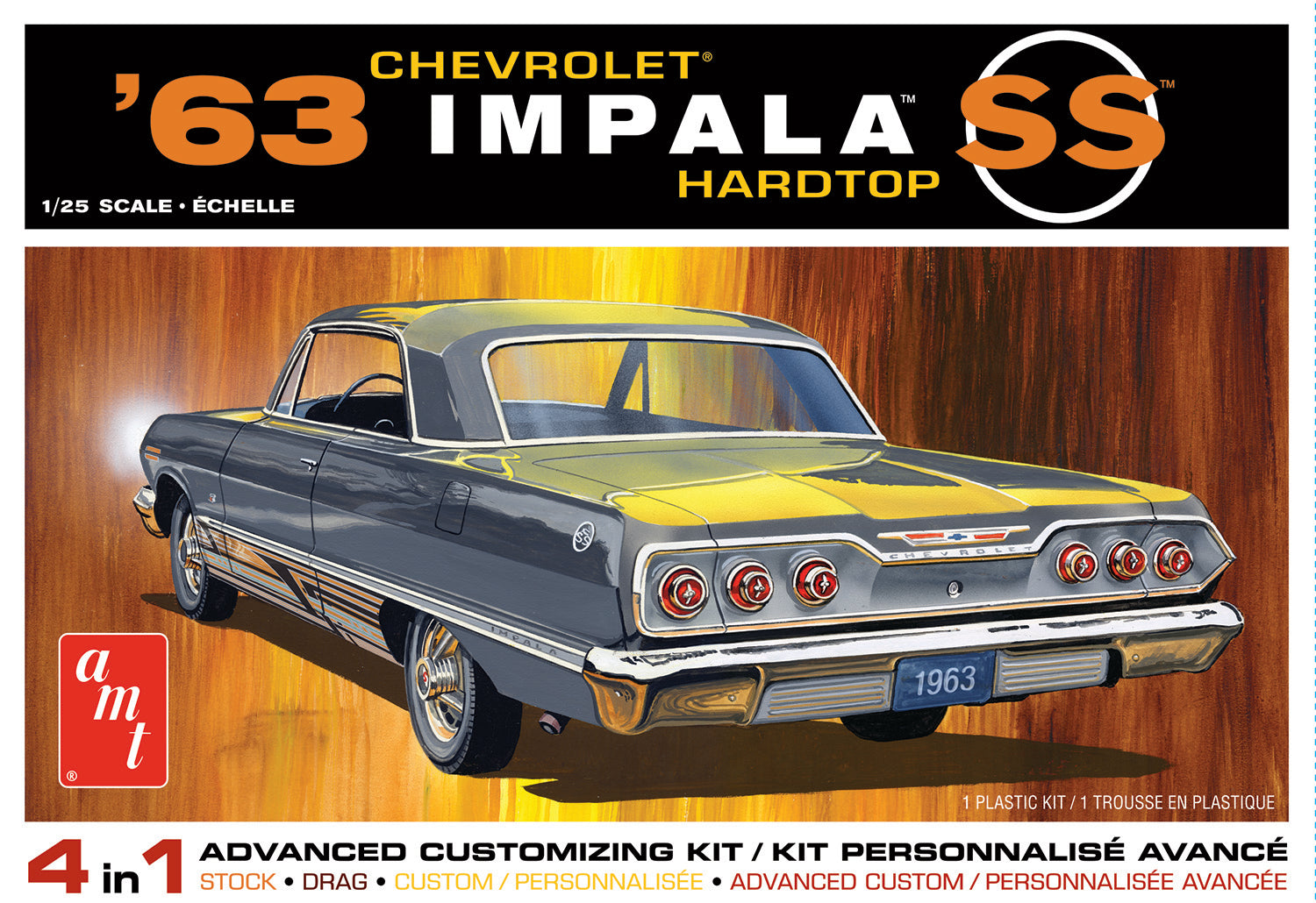 AMT 1/25 1963 Chevy Impala SS 2T