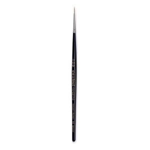 Da Vinci Watercolor Series 35 Maestro Kolinsky Brush - Long Tapered Round, Short Handle, Size 3/0