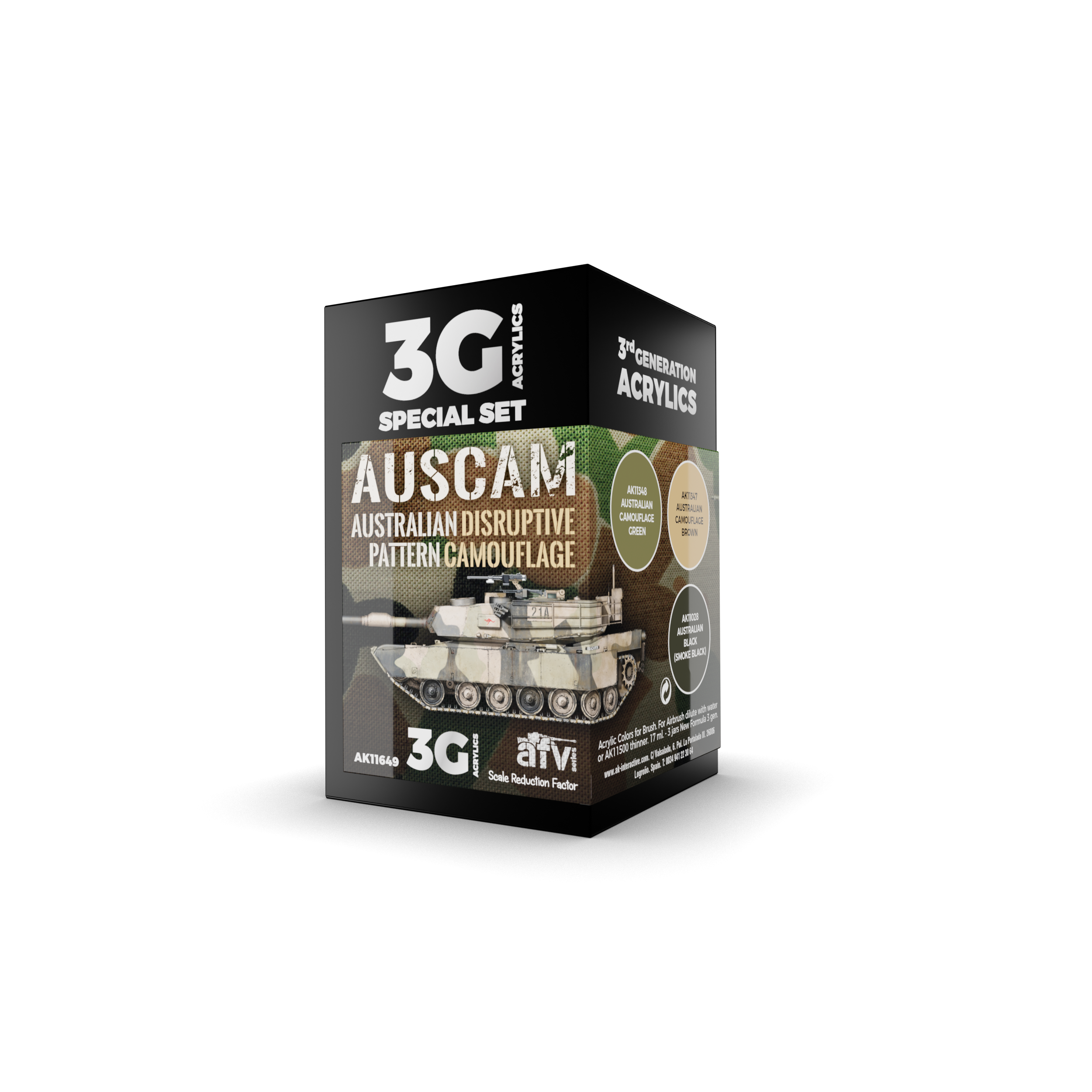 AK Interactive 3G AUSCAM Colors Set