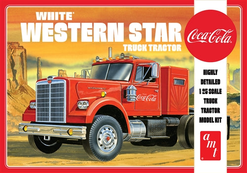 AMT 1/25 White Western Star Semi Tractor (Coca Cola)