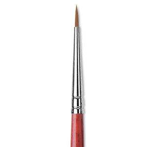 Da Vinci Cosmotop Spin 5580 Watercolor Brush - Round, Short Handle, Size 2/0