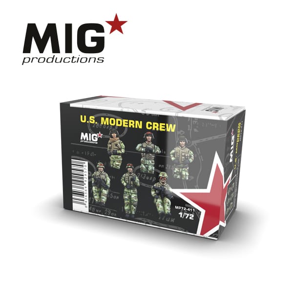 MIG 1/72 US Modern Vehicle Crew