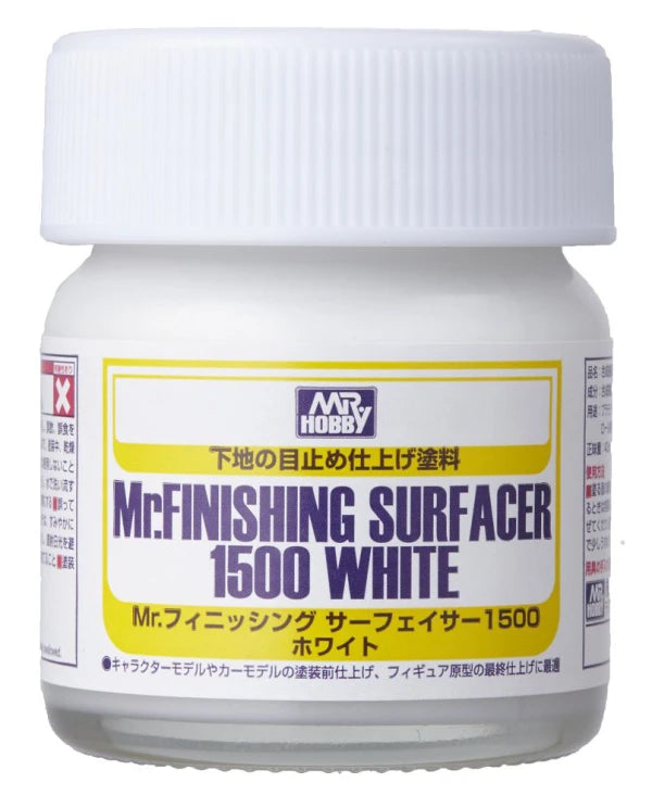 Mr Hobby Mr. Finishing Surfacer 1500 White - 40ml