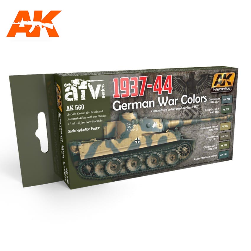 AK Interactive 1937-1944 German Colors Set