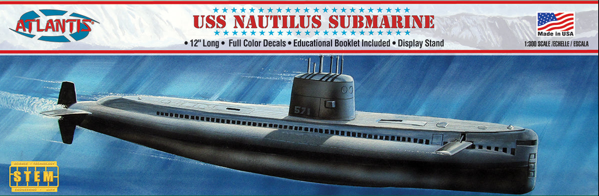 Atlantis 1/300 SSN 571 Nautilus Submarine