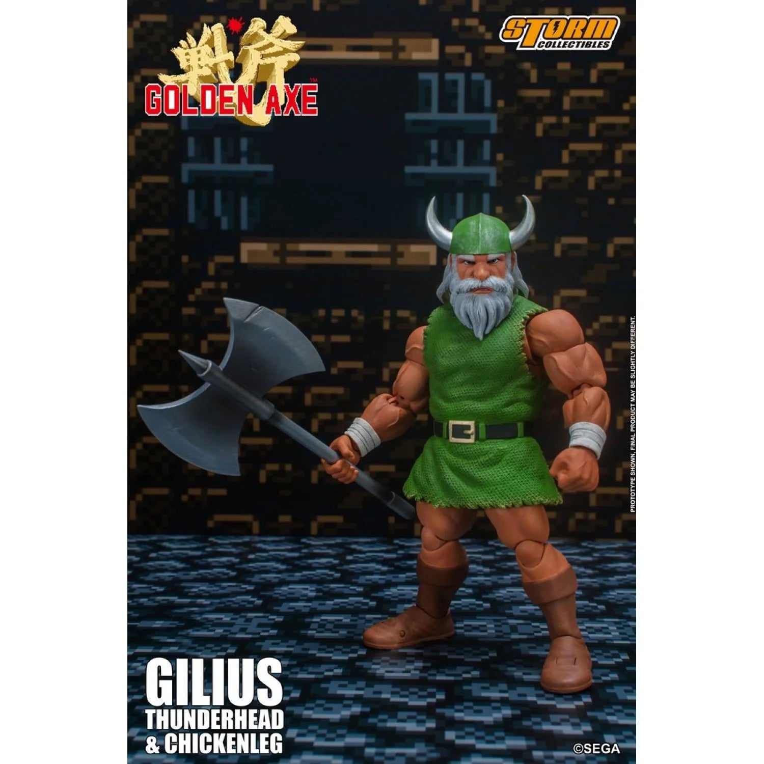 Storm Collectibles 1/12 Gilius Thunderhead & Chicken Leg "Golden Axe" Action Figure