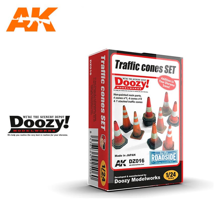 Doozy 1/24 Traffic Cones Set