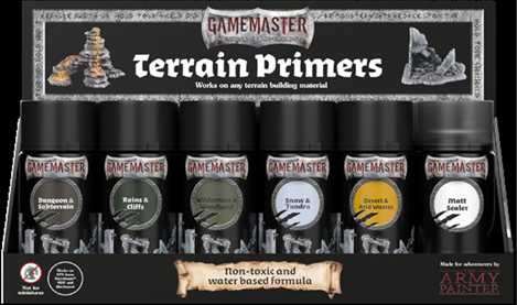 GAMEMASTER Terrain Sprays Display Pack