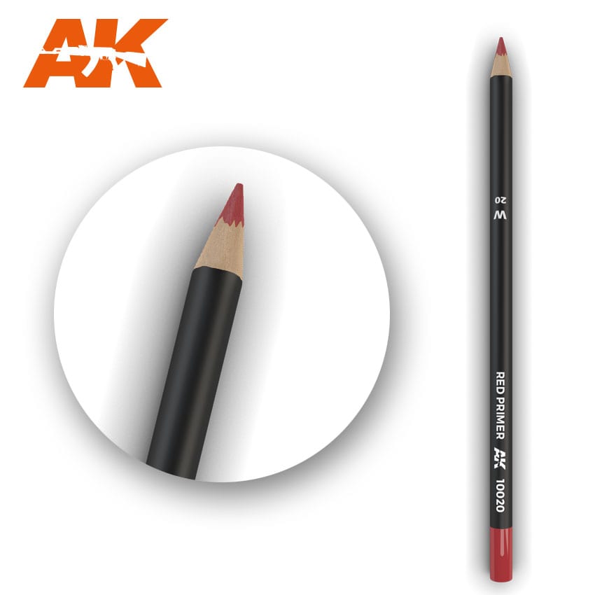 AK Interactive Weathering Pencil - Red Primer (Box - 5 Units)