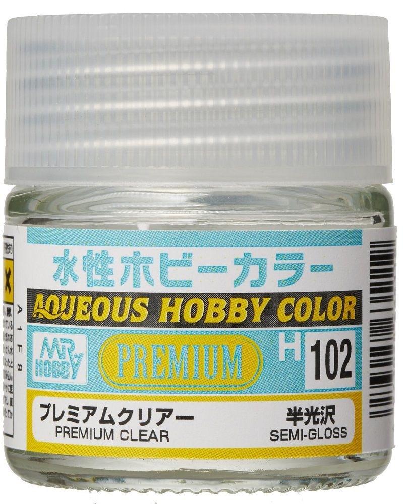 Mr Hobby Aqueous Color H102 Premium Clear Semi Gloss