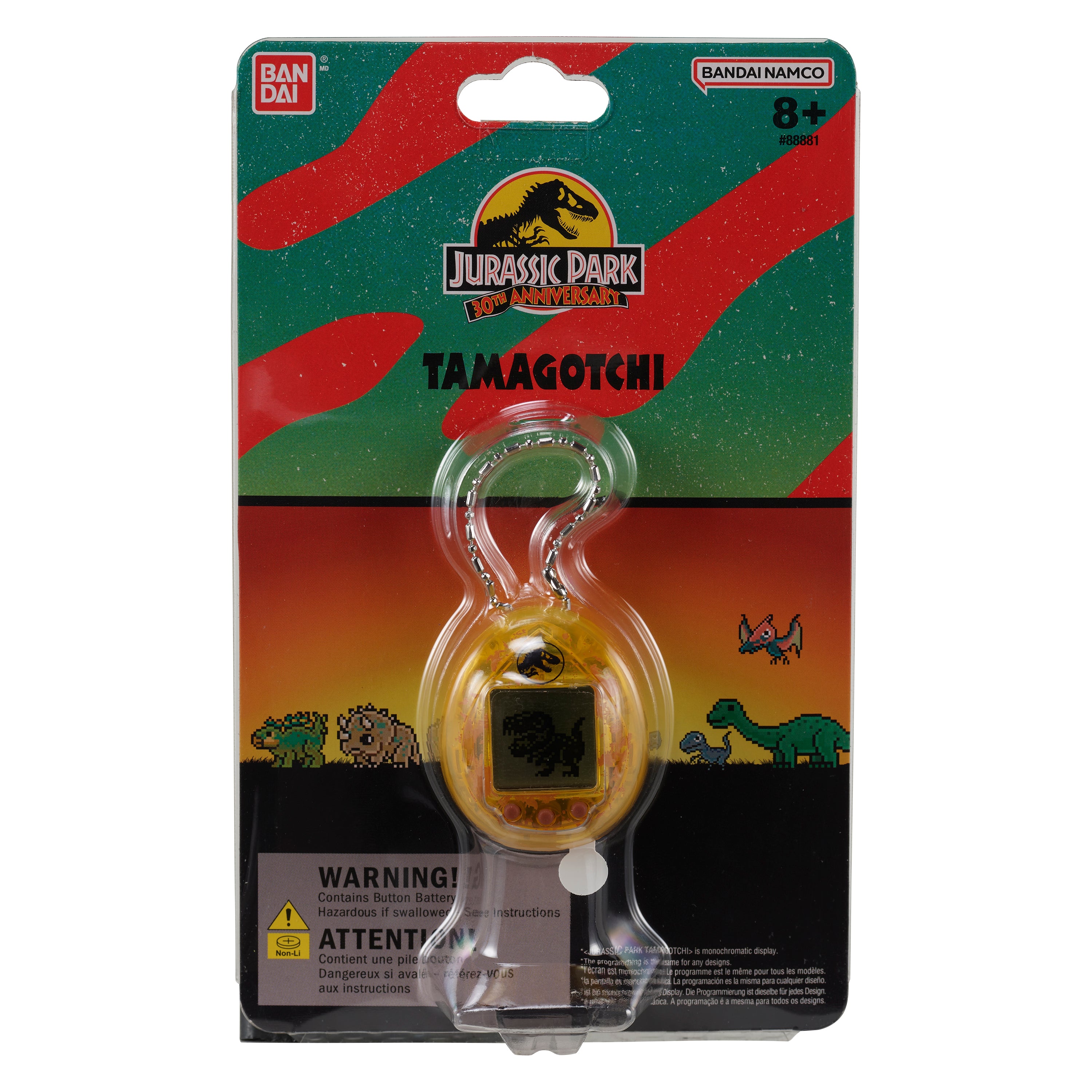 Bandai Tamagotchi Collaboration, Jurassic Park 30th Anniversary x Tamagotchi Nano -Dinosaur Amber ver.