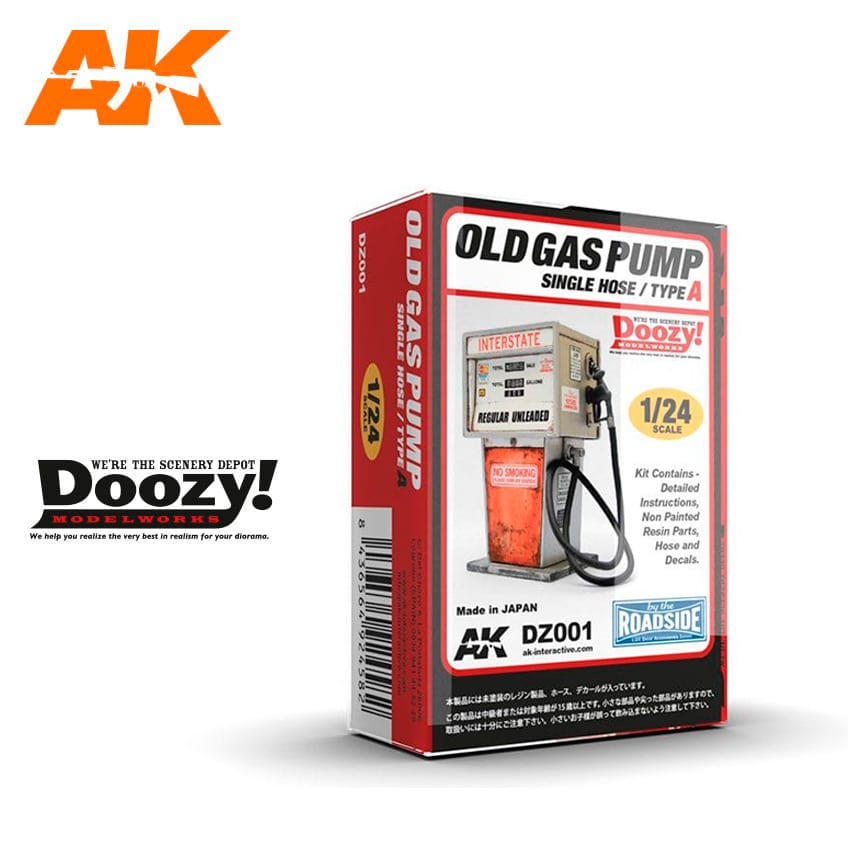 Doozy 1/24 Old Gas Pump Single Hose / Type A