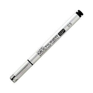 Copic Multiliner Ink Pen, SP Black 0.5mm