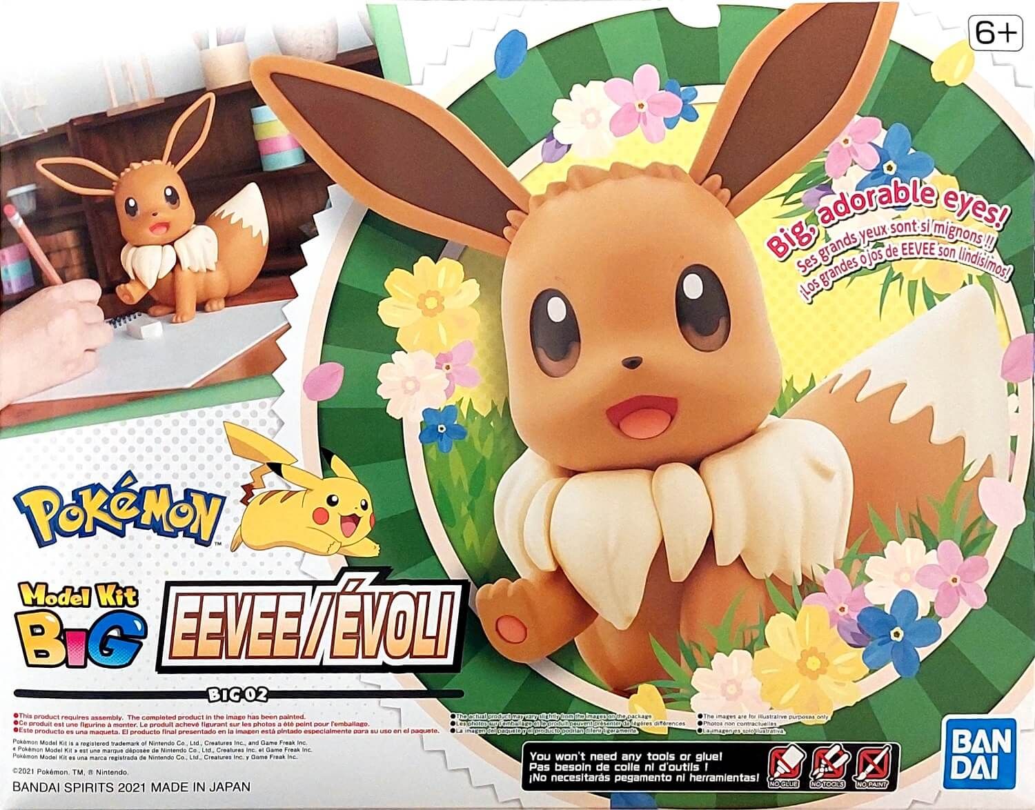 Bandai Spirits Pokemon Model Kit Big 02 Eevee