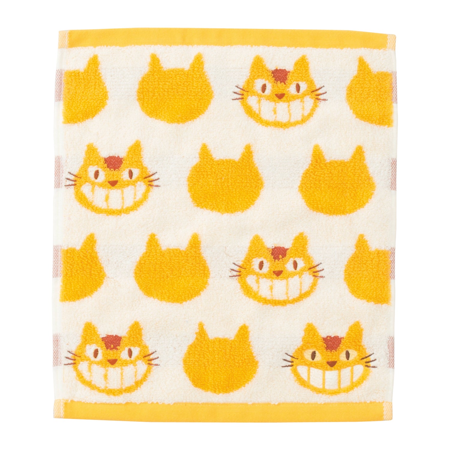 Marushin Studio Ghibli Silhouette Towel Series Catbus - (Wash Towel) 'My Neighbor Totoro', Size: 13" x 14.17"