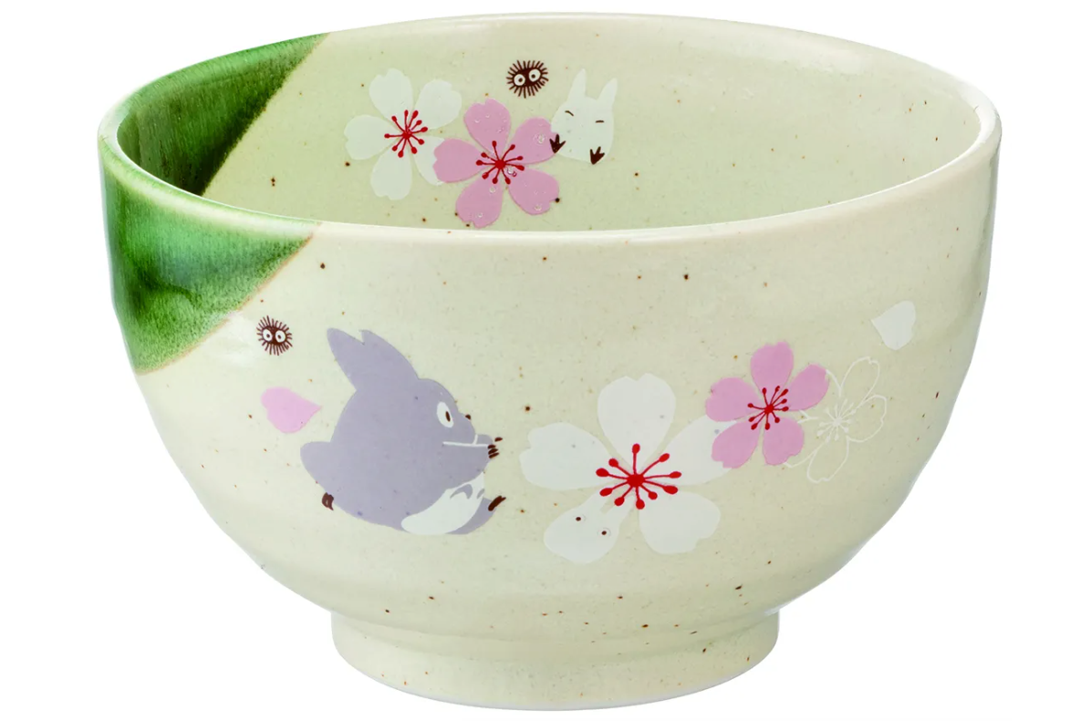 Skater Totoro Traditional Japanese Dish Series - Bowl (Sakura/Cherry Blossom) "My Neighbor Totoro"