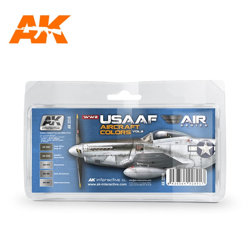 AK Interactive WW2 USAAF Aircraft Colors Vol 2