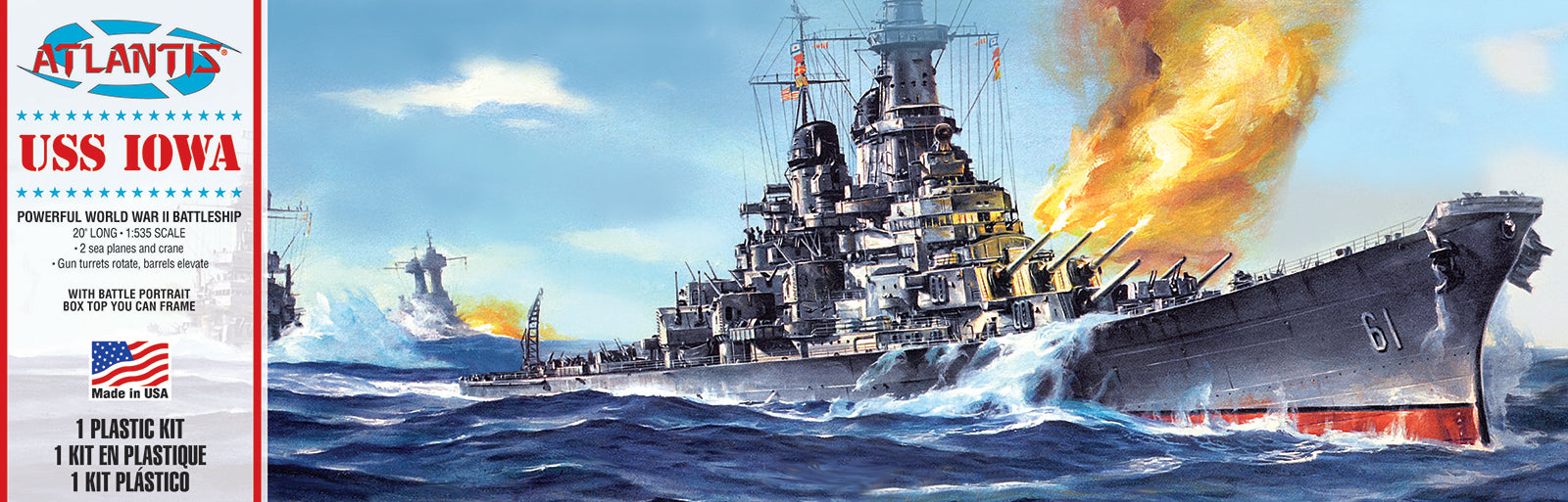 Atlantis USS Iowa Battleship 1/535