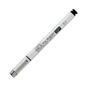 Copic Multiliner Ink Pen, SP Black 0.1mm