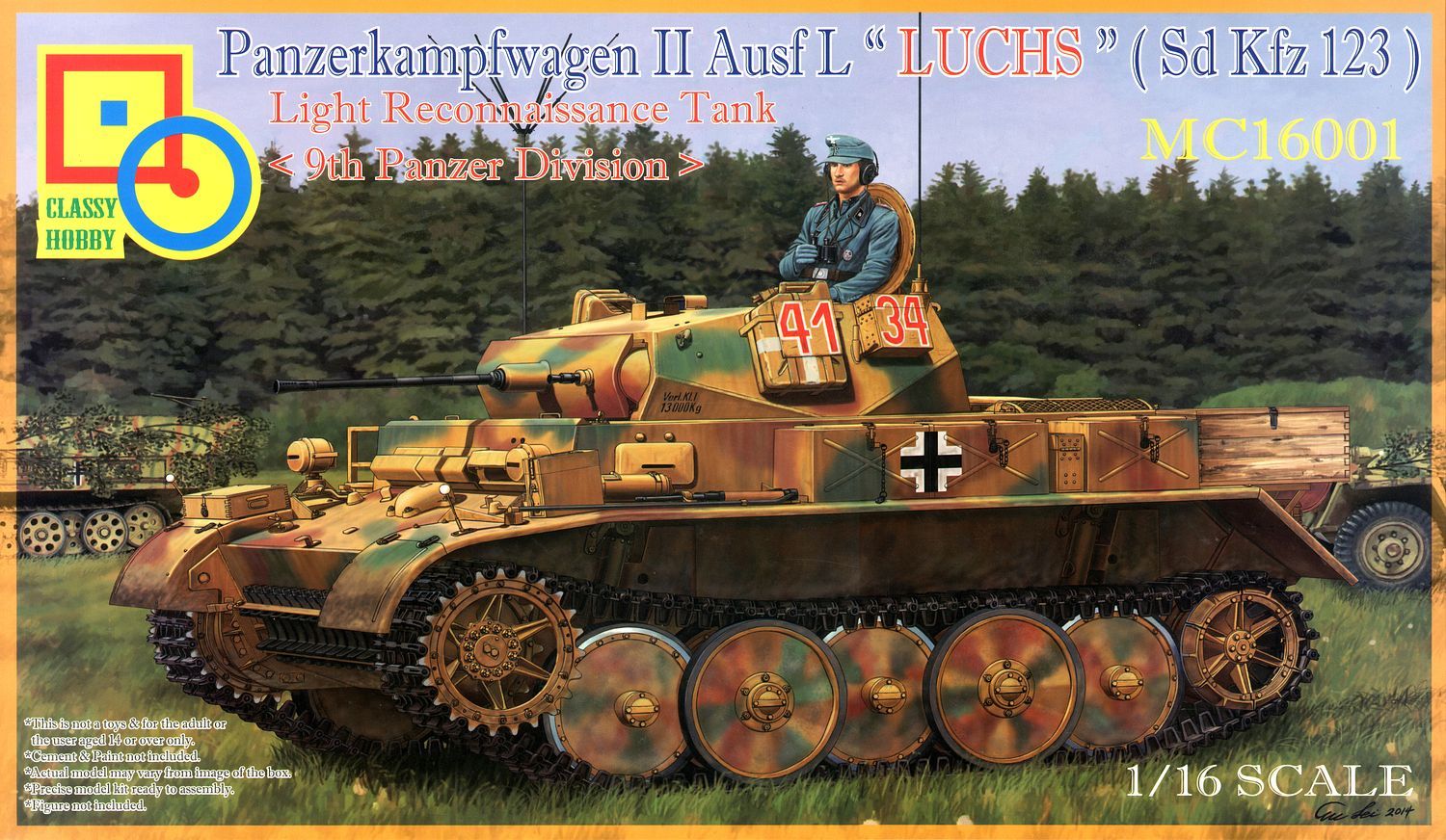 Classy Hobby 1/16 Panzerkampfwagen II Ausf.L 'Luchs'