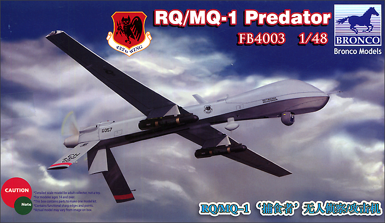 Bronco Models 1/48 RQ/MQ-1 Predator Aircraft