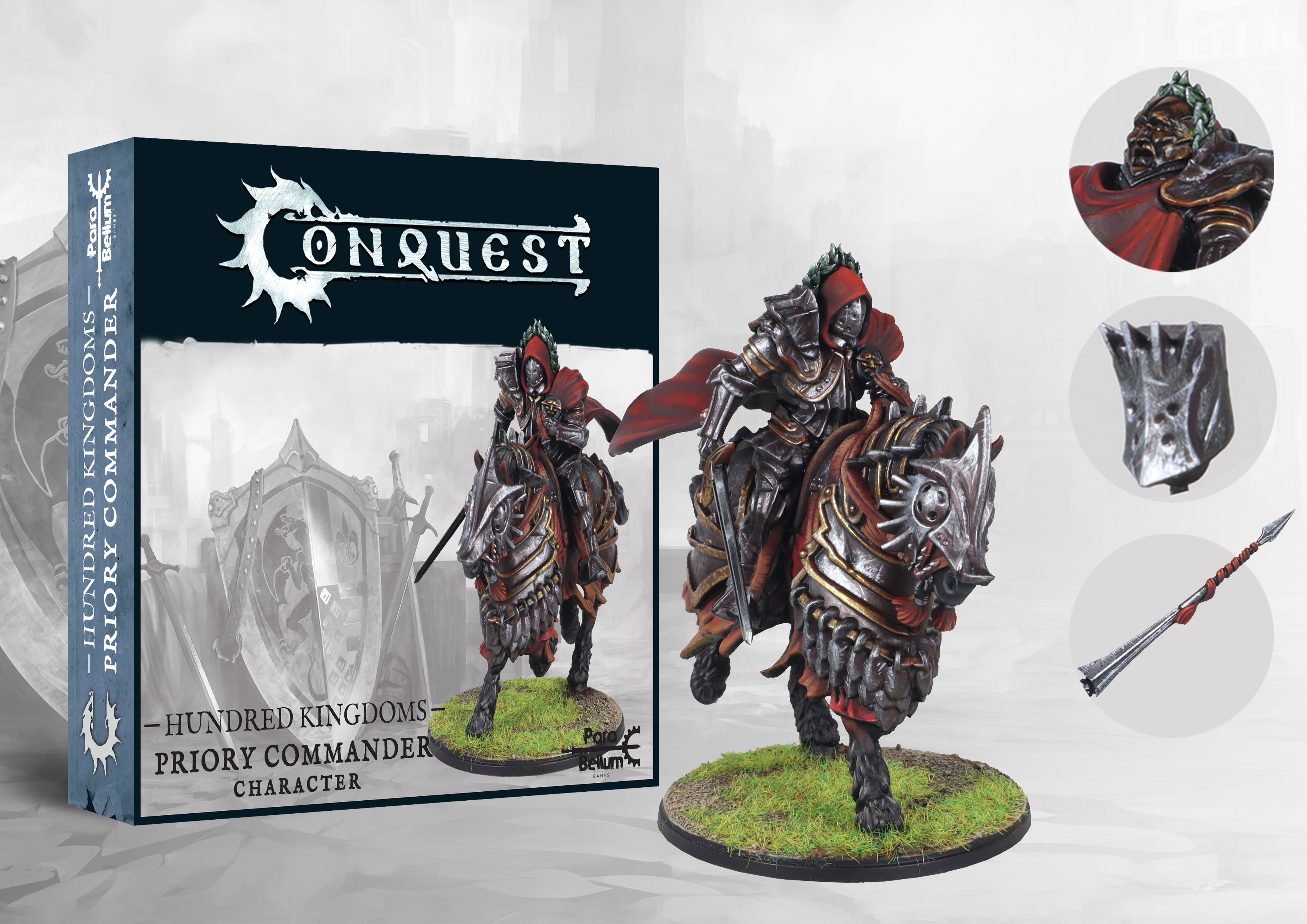 Conquest, Hundred Kingdoms - Priory Commander of the Order of the Crimson Tower (PBW7232)