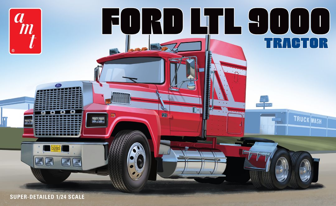 AMT 1/24 Ford LTL 9000 Semi Tractor