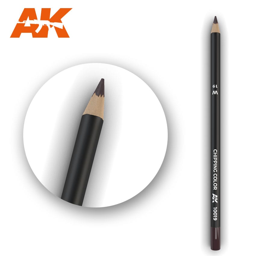 AK Interactive Weathering Pencil - Chipping Color (Box - 5 Units)