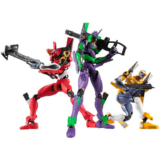 Bandai Eva Frame 01 Box Set, 'Neon Genesis Evangelion' (4/BOX)