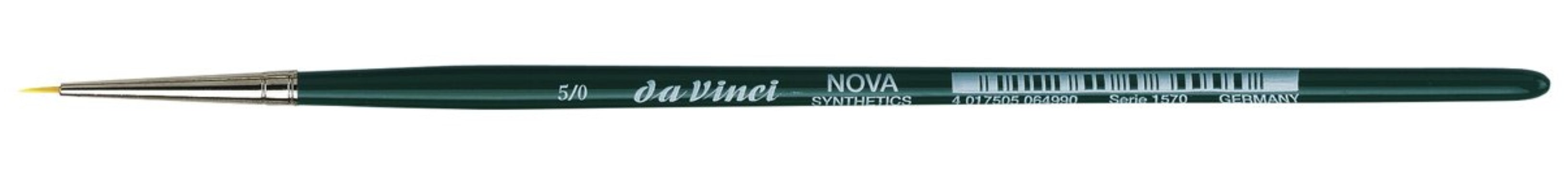 Da Vinci NOVA Series 1570, hobby brush, finest golden synthetic fibre, Size:-5