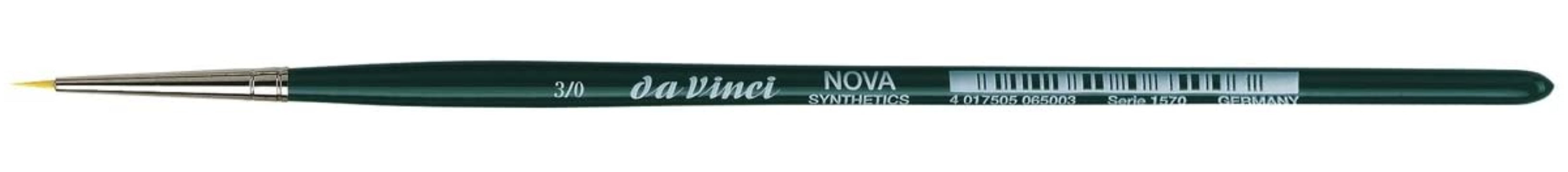 Da Vinci NOVA Series 1570, hobby brush, finest golden synthetic fibre, Size:-3