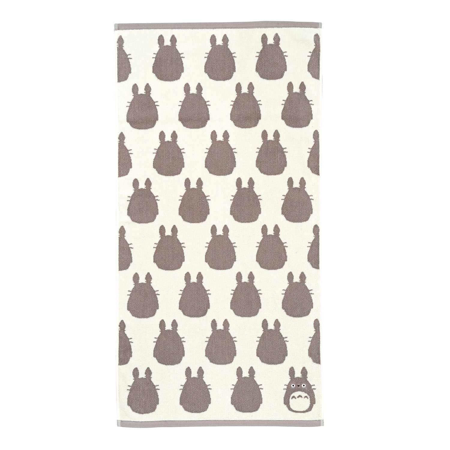 Marushin Studio Ghibli Silhouette Towel Series Big Grey Totoro - (Bath Towel) 'My Neighbor Totoro', Size: 23.6" x 47.24"