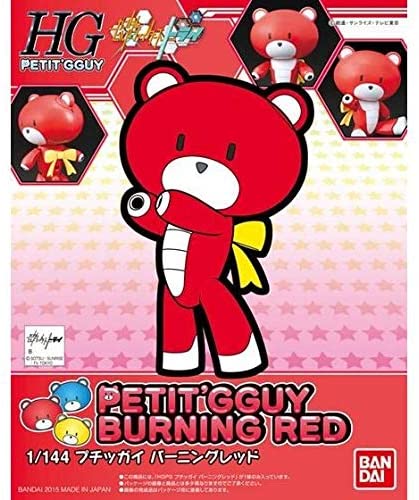 Bandai #01 Petit'Gguy Burning Red 'Gundam Build Fighters Try', Bandai HGPG 1/144