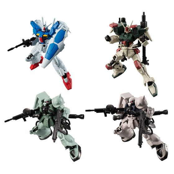 Bandai G Frame V13, 5 Mobile Suits Assortment Box 'Mobile Suit Gundam' (5/Box)