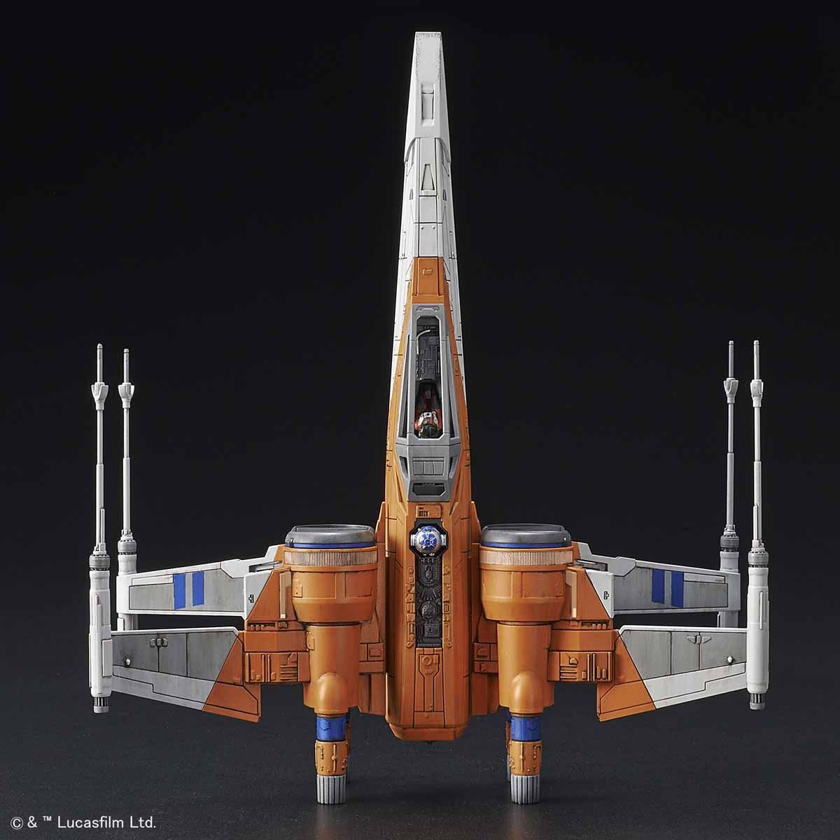 Bandai Poe X-Wing Fighter (Rise of Skywalker Ver.) 'Star Wars', Bandai Spirits 1/72 Vehicle Model