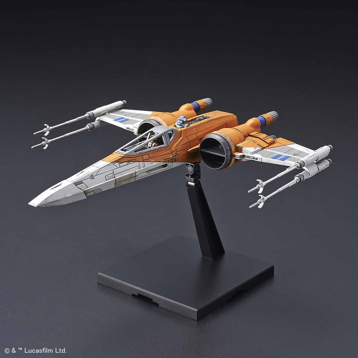 Bandai Poe X-Wing Fighter (Rise of Skywalker Ver.) 'Star Wars', Bandai Spirits 1/72 Vehicle Model