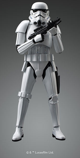 スター・ウォーズ - Stormtrooper - Characters & Creatures, Star Wars Plastic Model - 1/12(Bandai)