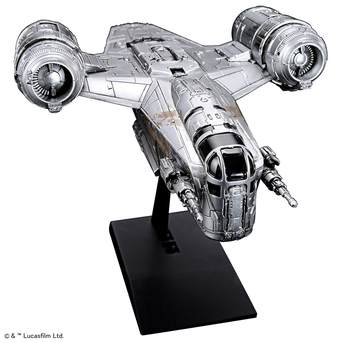 ザ・マンダロリアン - Star Wars Plastic Model, Vehicle Model (EX018) - Silver Coating Ver.(Bandai Spirits)