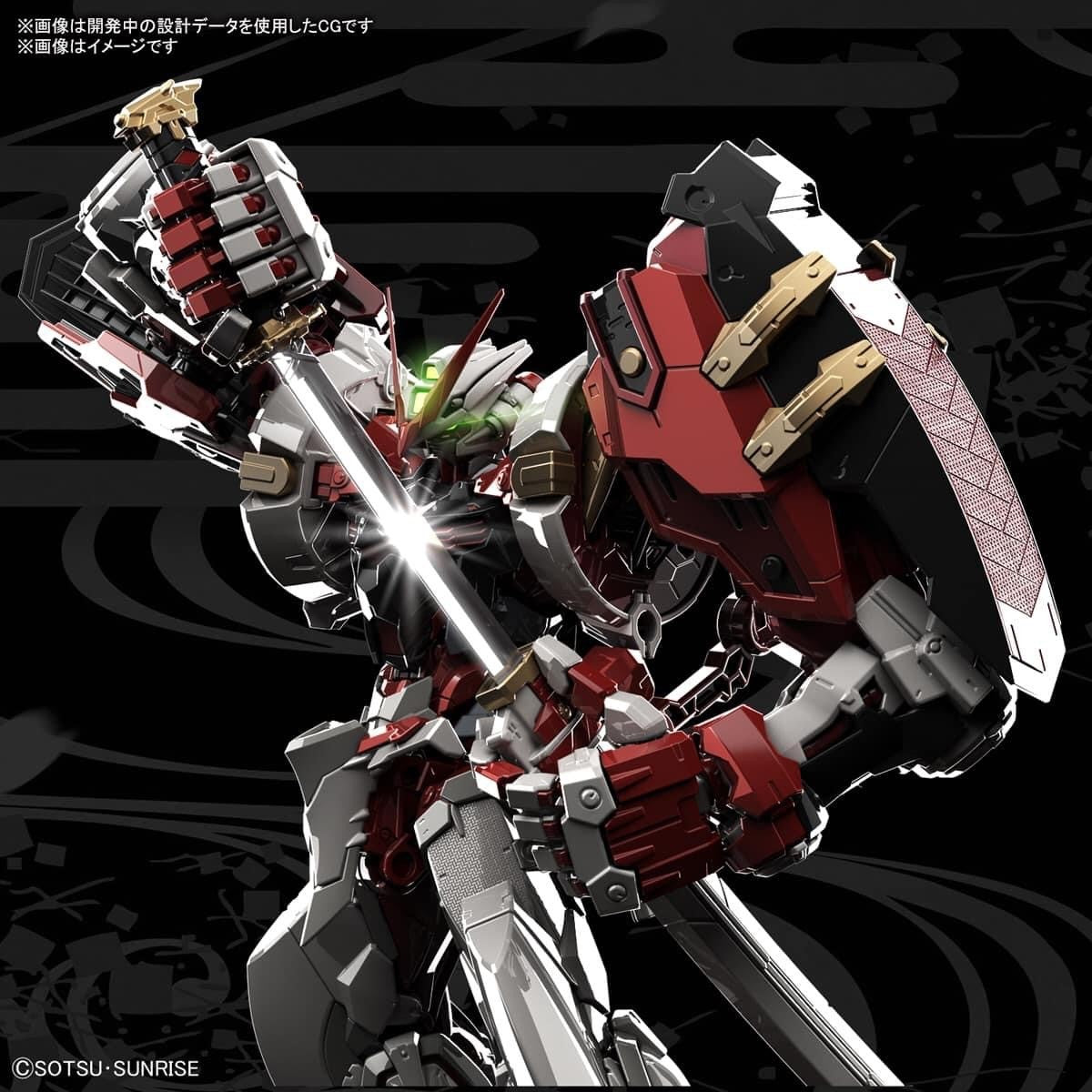 Bandai 1/100 High-Resolution Model Gundam Astray Red Frame Powered Red