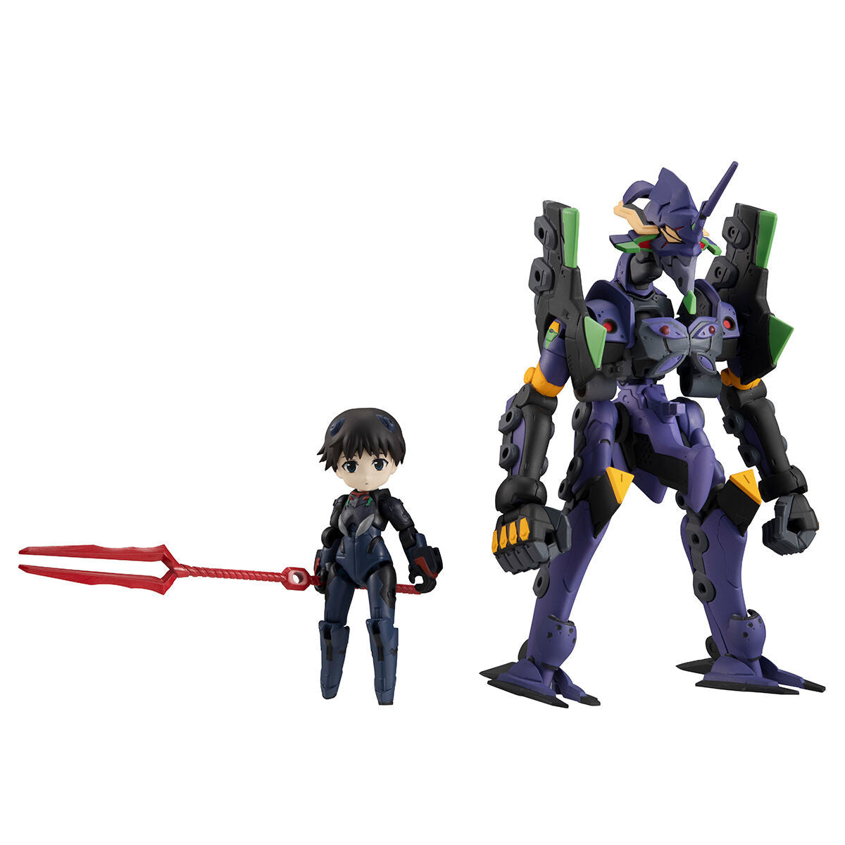 Megahouse DeskTop Army Shinji Ikari, Kaworu Nagisa & Evangelion 13 (Theatrical Edition)