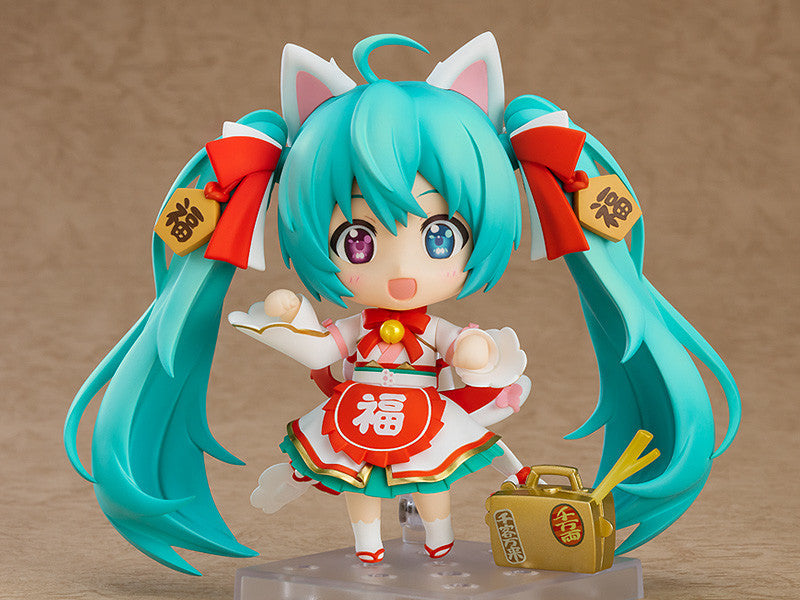 Good Smile Company Character Vocal Series 01: Hatsune Miku Maneki Miku Ver. Nendoroid Doll - P-REX Hobby