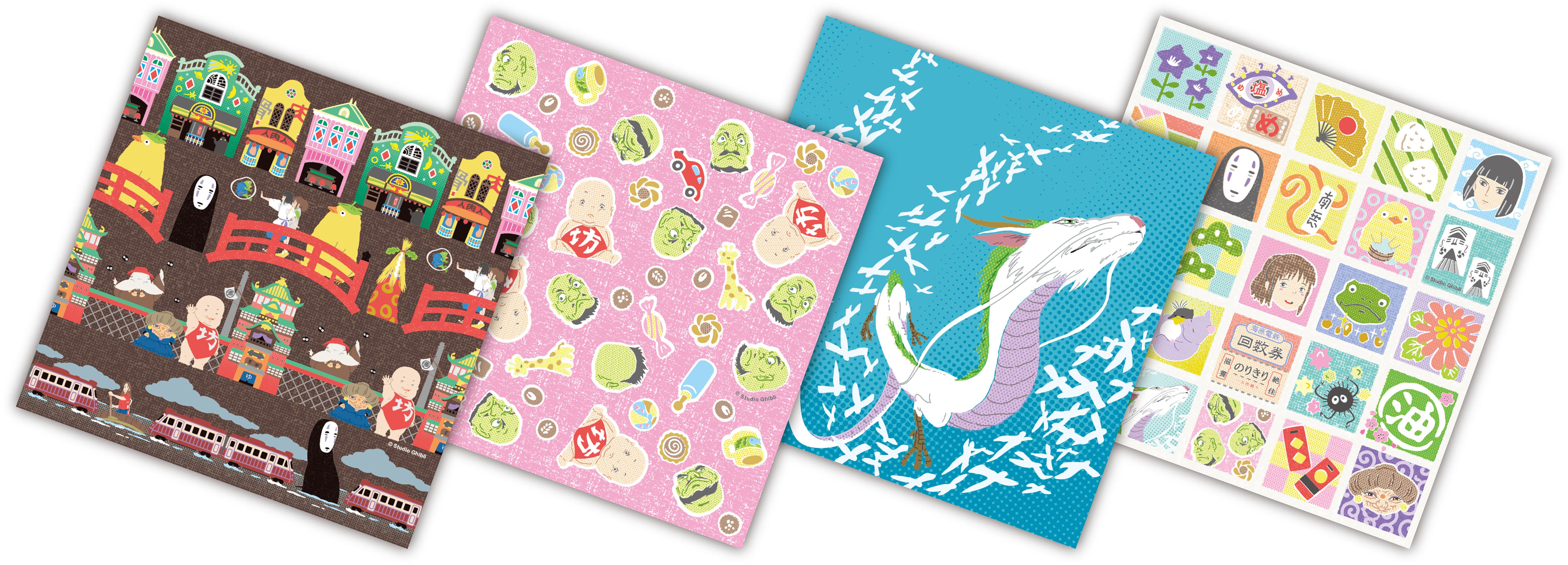 Ensky Spirited Away Chiyogami Paper 'Spirited Away' Origami Paper