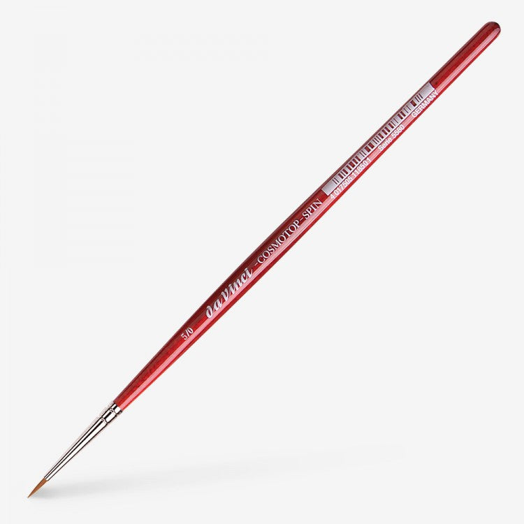 Da Vinci Cosmotop Spin Series 5580 Watercolor Brush - Round, Short Handle, Size 5/0