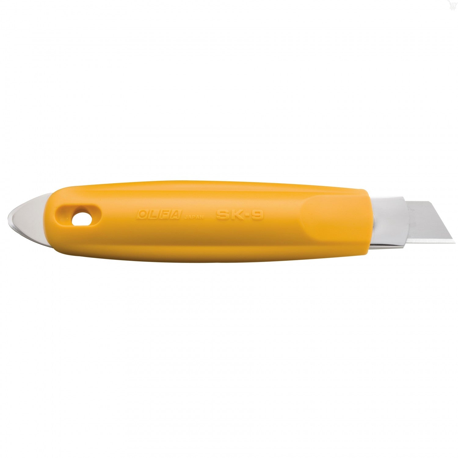 OLFA SK-9 Semi-Auto Self-Retracting Safety Knife with Tape Slitter