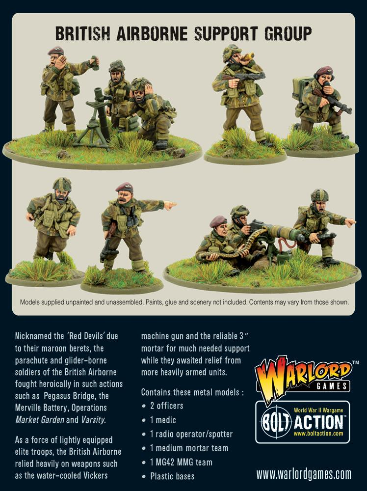 Bolt Action British Airborne support group