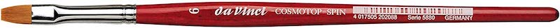 Da Vinci Cosmotop Spin Series 5580 Watercolor Brush - Round, Short Handle, Size 6