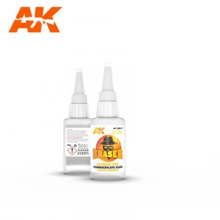 AK Interactive Eraser Cleaner For Cyanoacrylate Glue Excess Remover