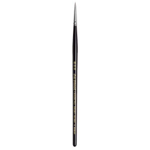 Da Vinci Watercolor Series 10 Maestro Kolinsky Sable Brush - Round, Short Handle, Size 3/0