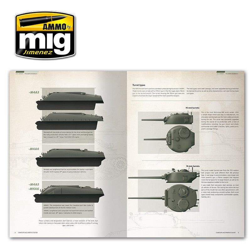 Ammo Mig Sherman: The American Miracle - Camouflage Profile Guide (English)